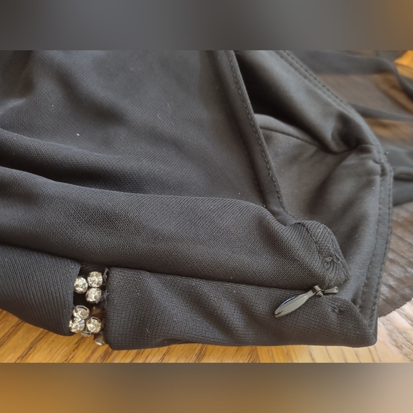 Cache chiffon black sparkle dress - Picture 6 of 7